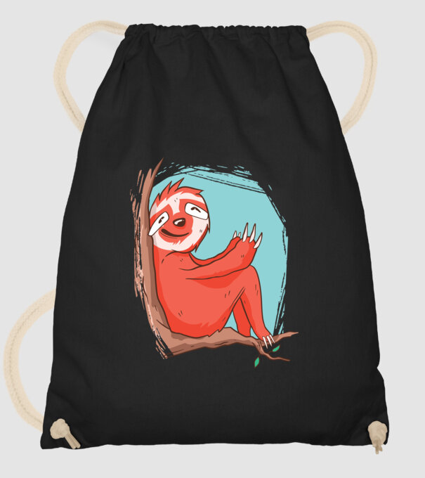 Leneș model negru pe tricou