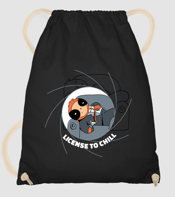 Leneș Bond 007 model negru pe tricou