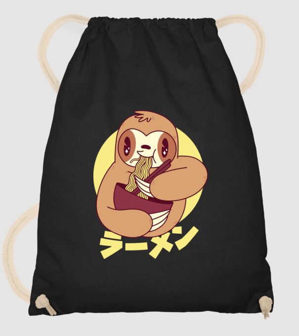Ramen Leneș model negru pe tricou
