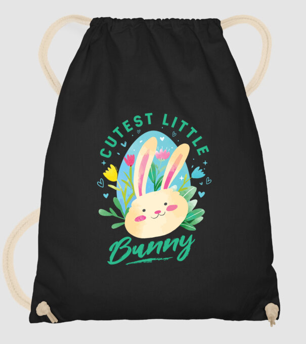 Cel mai dulce iepuraș model negru pe tricou
