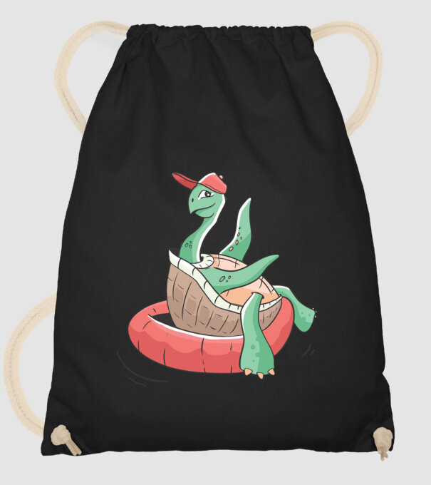 Broască țestoasă cool model negru pe tricou