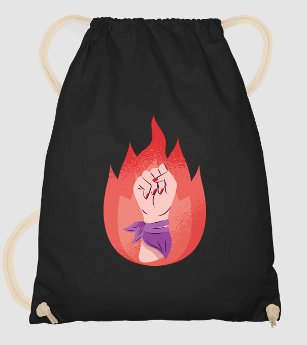 Egalitatea femeilor Ziua femeii model negru pe tricou