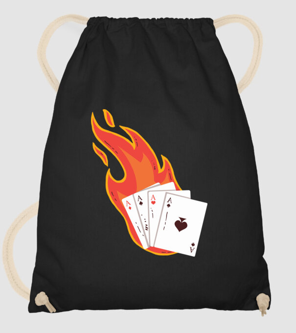 Poker model negru pe tricou