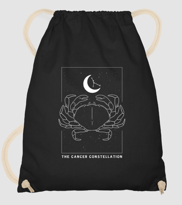 The Cancer Constellation model negru pe tricou