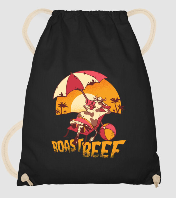 Friptură de vită - Roast Beef model negru pe tricou