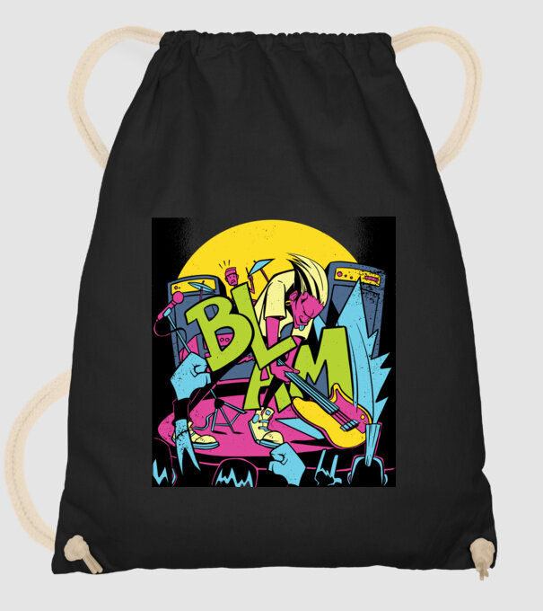Star rock model negru pe tricou