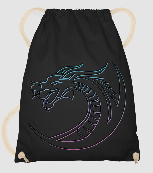 Dragon Tribal model negru pe tricou