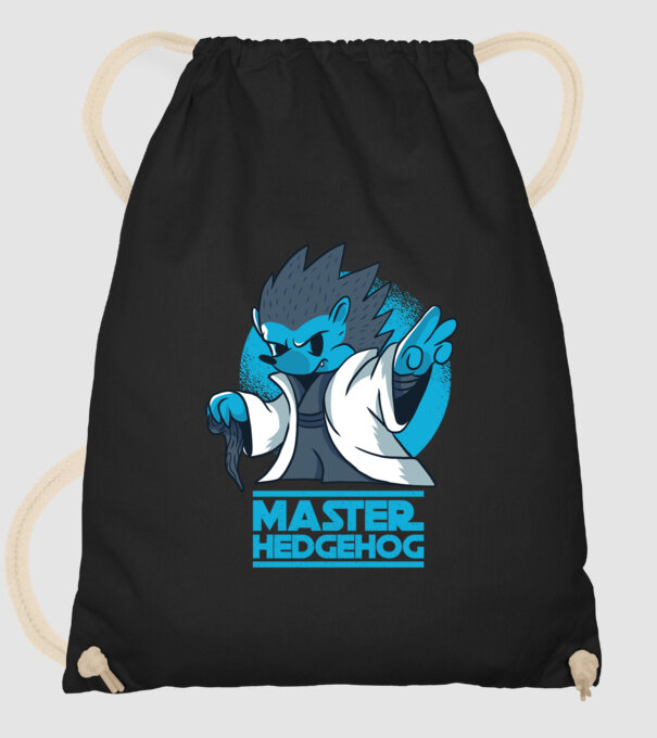 Maestru Arici model negru pe tricou