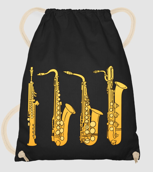 Saxofoane model negru pe tricou