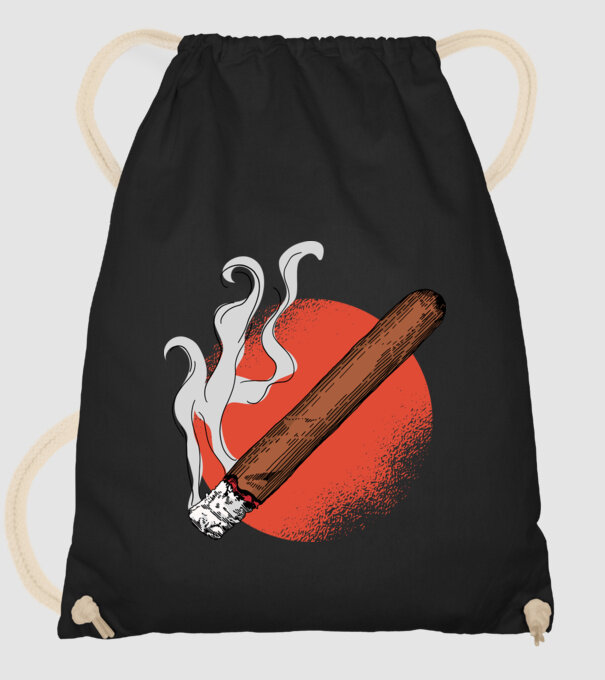 Trabuc model negru pe tricou