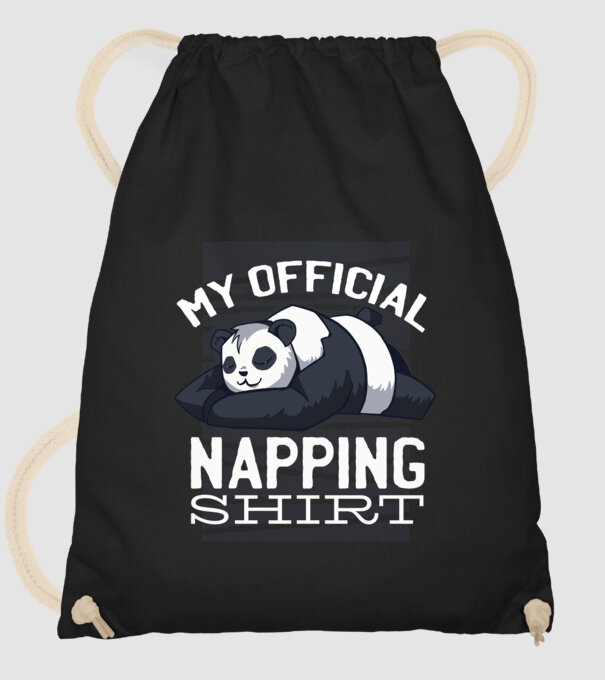 This is my official napping T-shirt, tricou amuzant odihnă model negru pe tricou