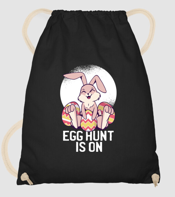 vânătoare de ouă de Paște ON model negru pe tricou