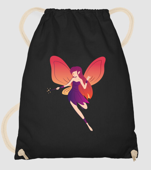 Magia zânelor model negru pe tricou