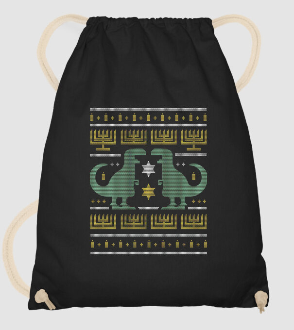 Dinozaur Pulover urât model negru pe tricou