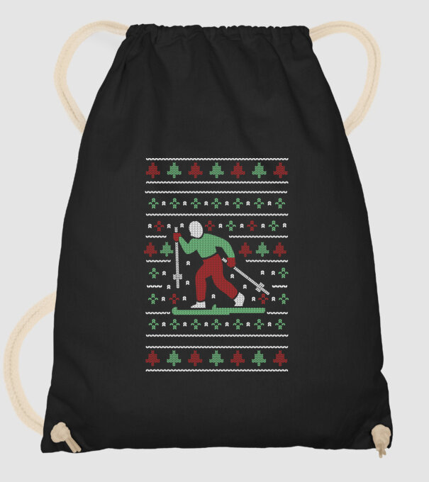 Schi fond Pulover urât model negru pe tricou