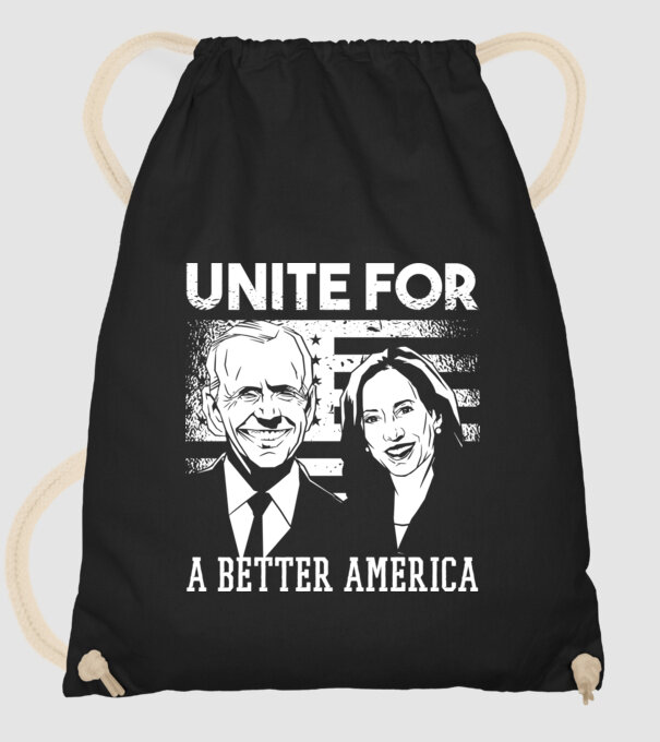 Unite for a better America - Biden Harris model negru pe tricou