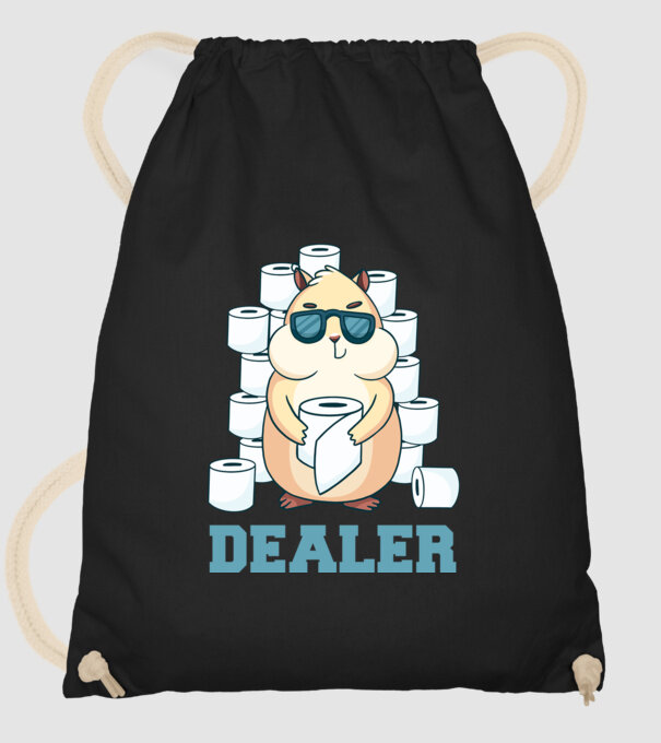 Dealer model negru pe tricou