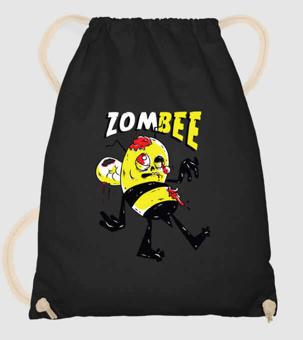 Zombee Albină Zombie model negru pe tricou