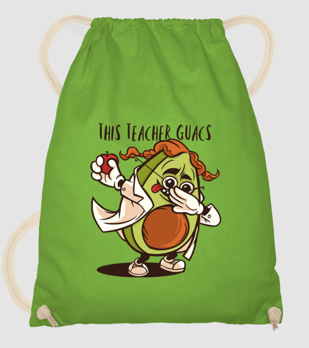 Profesor Avocado DAB model verde de măr pe tricou
