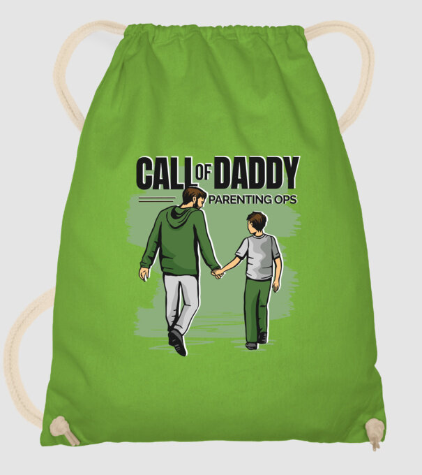 Call of Daddy - Pentru tata model verde de măr pe tricou