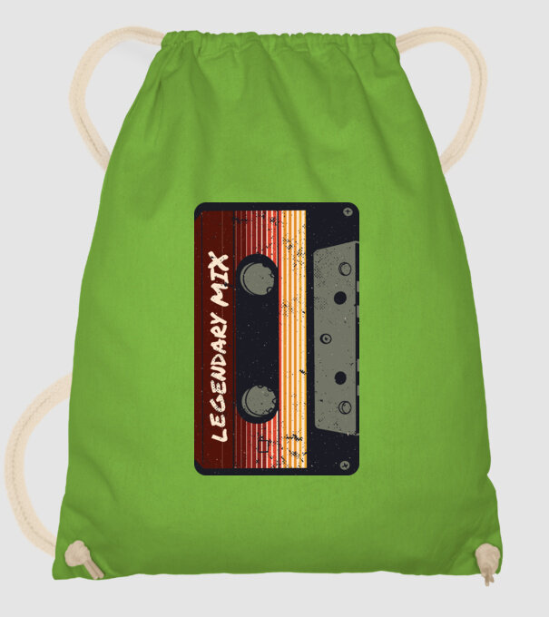 Casetă Legendary Mix model verde de măr pe tricou