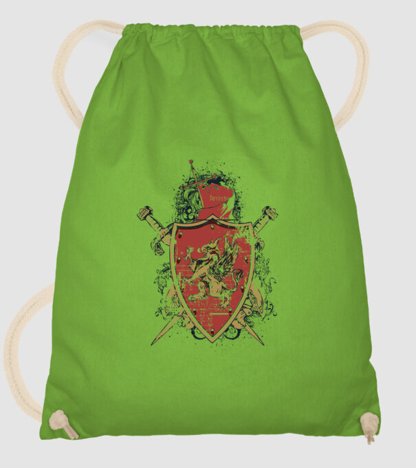 Scut model verde de măr pe tricou