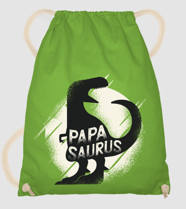 papasaurus model verde de măr pe tricou