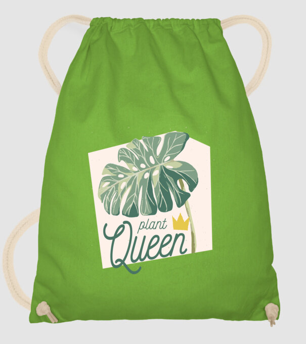 Plant Queen model verde de măr pe tricou
