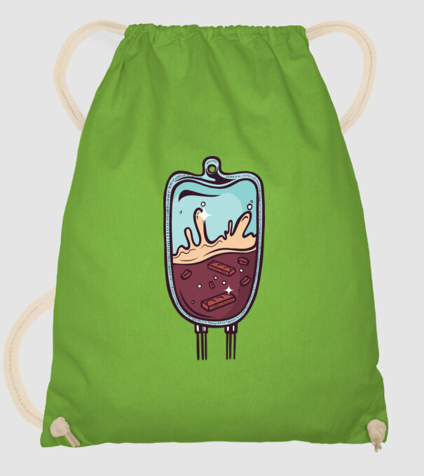 Porter Infuzie model verde de măr pe tricou