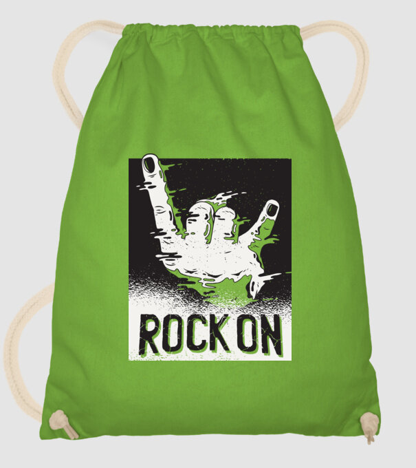 Rock On model verde de măr pe tricou