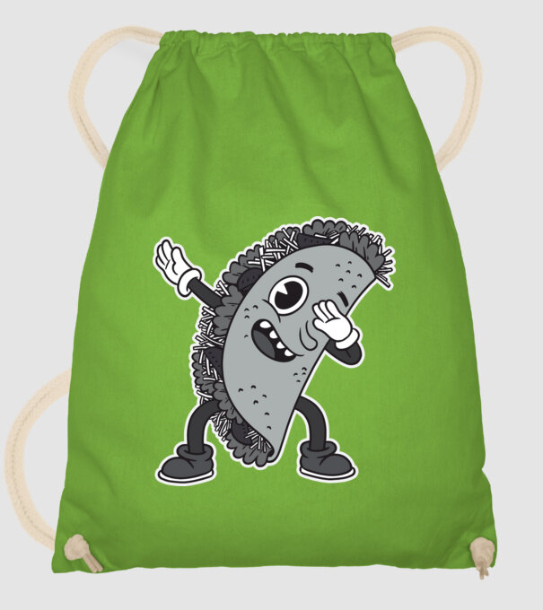 Taco DAB model verde de măr pe tricou