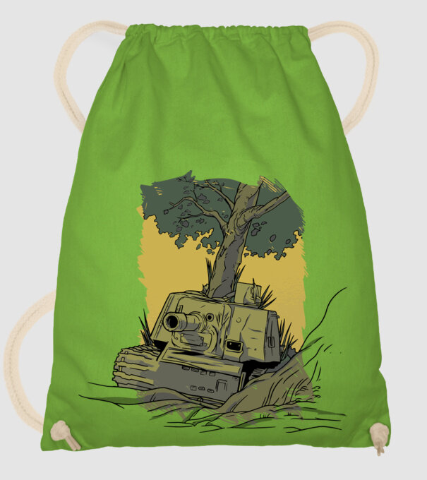 Tanc Copac model verde de măr pe tricou