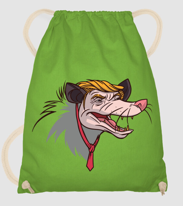 Trump Opossum model verde de măr pe tricou