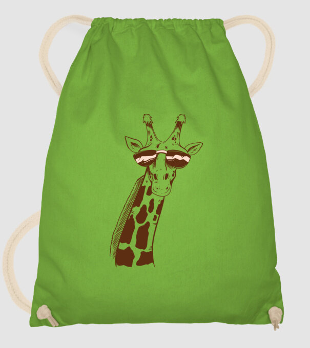 Cap Girafă model verde de măr pe tricou