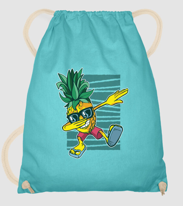 Ananas DAB dans model turcoaz pe tricou