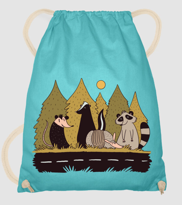 Animals Crossing model turcoaz pe tricou