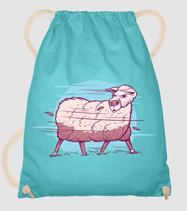 Miel în furtună model turcoaz pe tricou