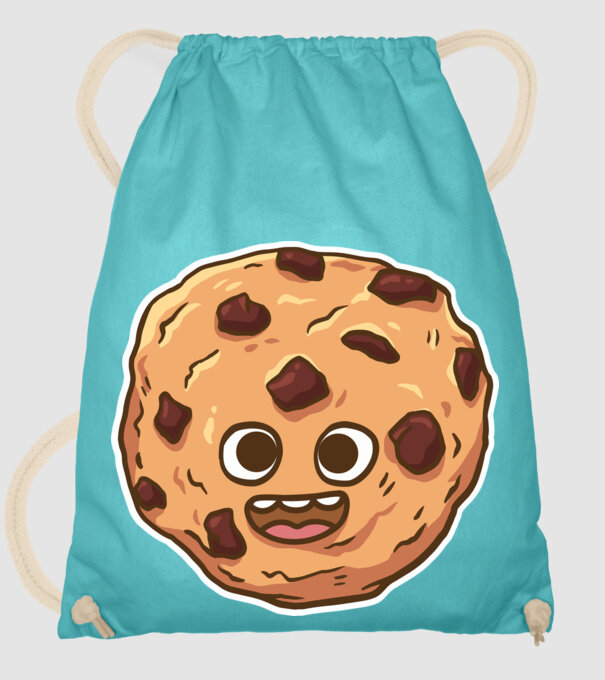 Cookie drăguț model turcoaz pe tricou