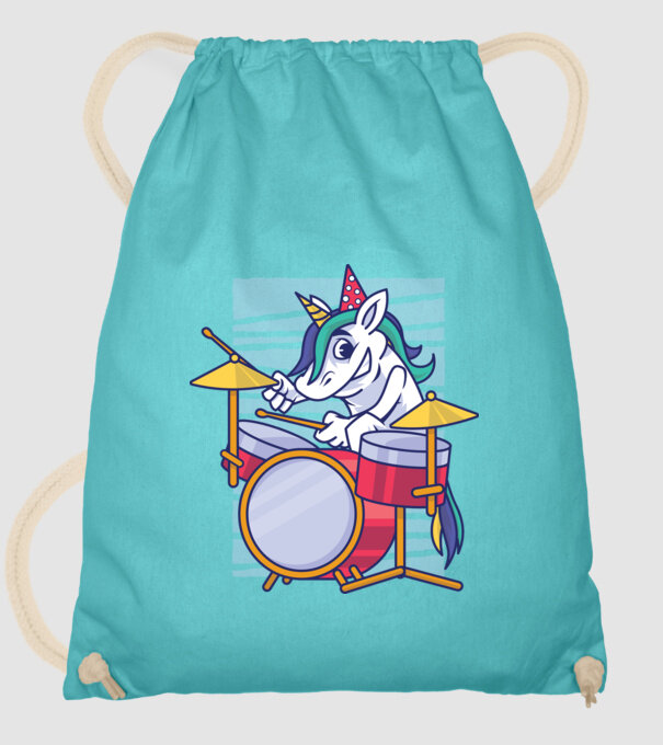 Unicorn Baterist Zi de naștere model turcoaz pe tricou