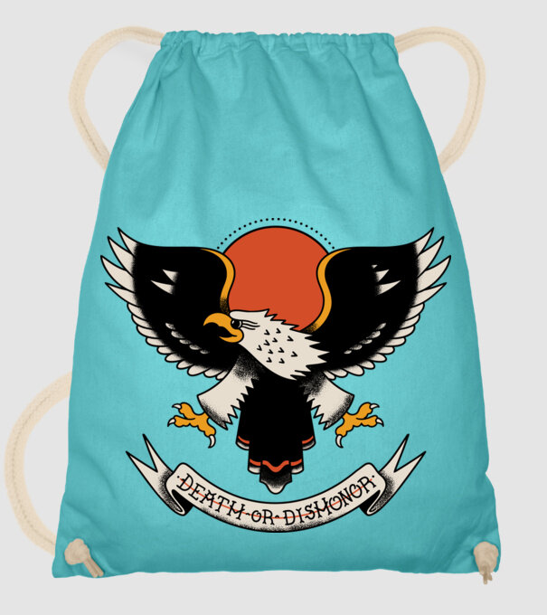 Eagle Tatuaj model turcoaz pe tricou