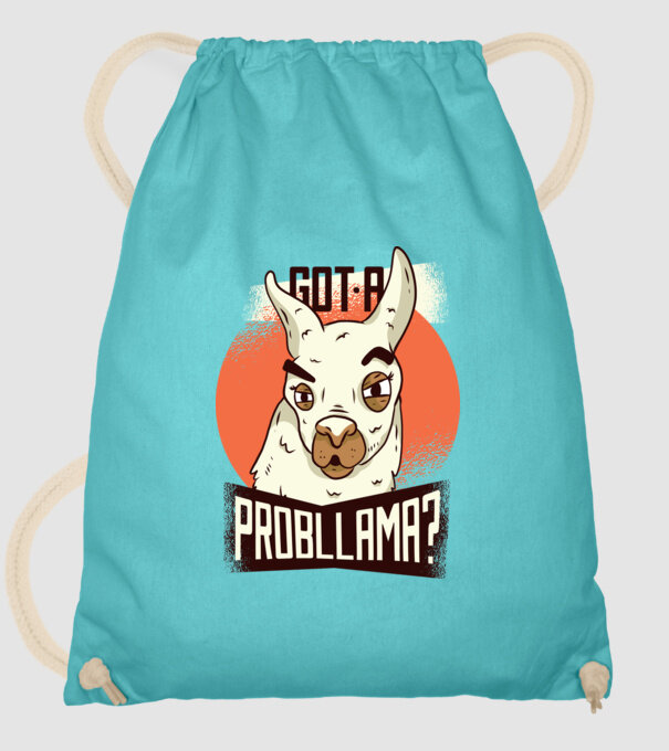 Got a Probllama? Lama model turcoaz pe tricou