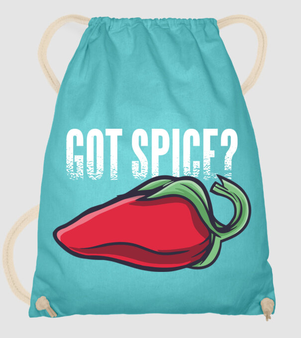 Got Spice ardei model turcoaz pe tricou
