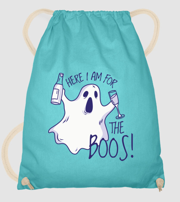 Here I am for the Boos model turcoaz pe tricou