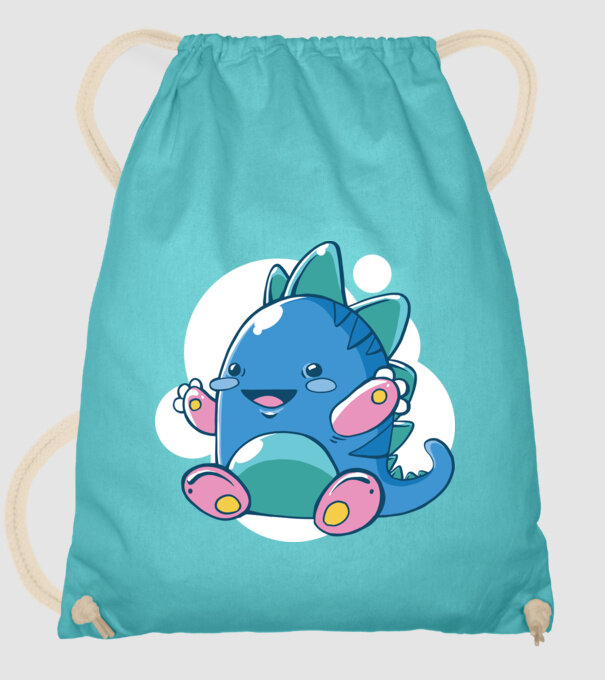 Bebe dragon model turcoaz pe tricou