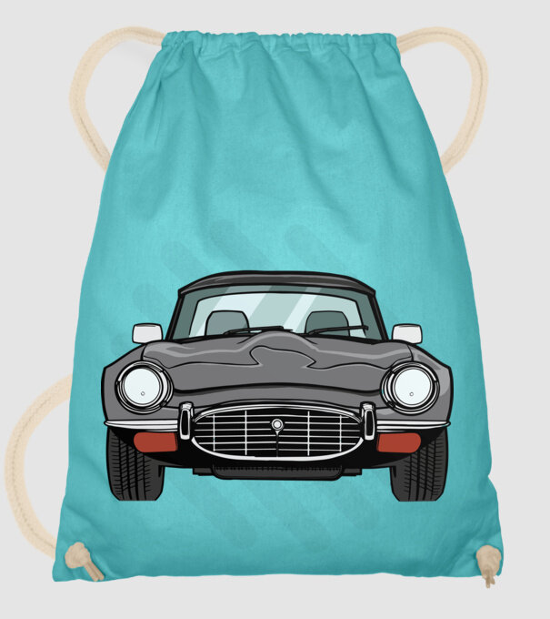 Mașină veche model turcoaz pe tricou