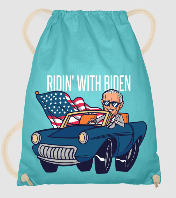 'Ridin'' with Biden - SUA 2020 alegeri' model turcoaz pe tricou