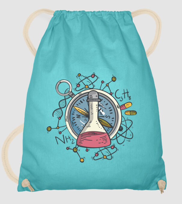 Științific - Chimie model turcoaz pe tricou
