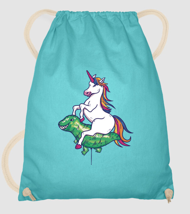 Balon cu Unicorn model turcoaz pe tricou