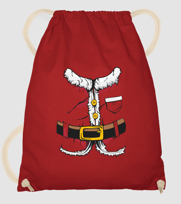 Costum amuzant Moș Crăciun - costum pentru Crăciun model roșu pe tricou