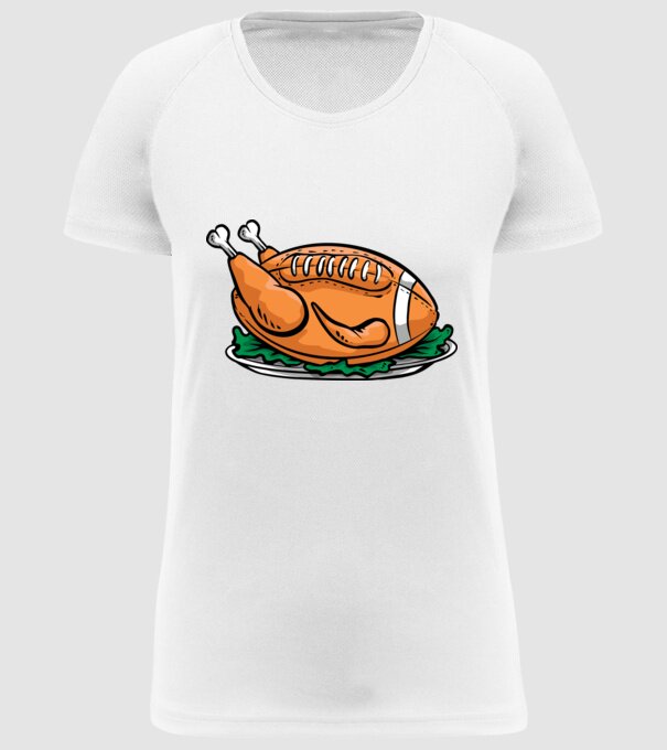 Fotbal american Curcan model alb pe tricou